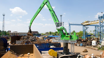 Quiet and energy-efficient: TSR Recycling relies on electrical scrap handling