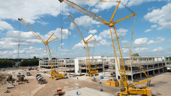 All good things come in ... three crawler cranes: Franz Bracht KG relies on SENNEBOGEN