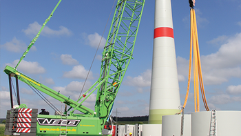 SENNEBOGEN 5500 in use at Neeb for new wind farms