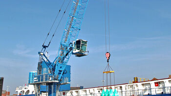 SENNEBOGEN 6130 Hafenkran in Großbritannien: Neue Maschine für Poole Harbour