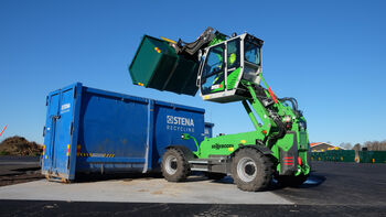 New recycling centre in Sweden relies on telehandler