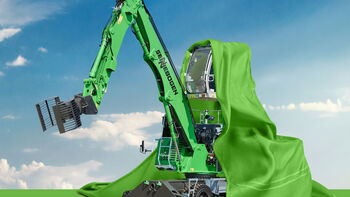 SENNEBOGEN launches new compact material handler for waste management