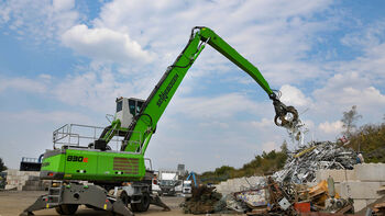 830 E-Serie in Großbritannien im Einsatz – Recycling Lives erweitert Flotte mit Umschlagbagger von SENNEBOGEN