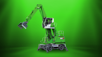 New recycling material handler with 12 m reach: SENNEBOGEN 824 G series