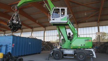 Waste recycling in the Soest area: New material handler sorting and loading for ESG