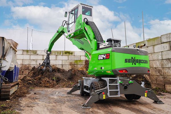 SENNEBOGEN 824 G-Mobilbagger-Recyclingmaschine SENNEBOGEN 824 G-Mobilbagger-Recyclingmaschine