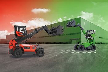 SENNEBOGEN-cooperation LINDE-Telehandler