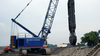 SENNEBOGEN 690 duty cycle crawler crane - the professional's choice for special underground construction
