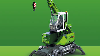 SENNEBOGEN 613 – compact 16 t telescopic crane with a new cab