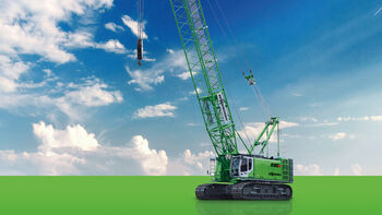 Duty cycle crawler crane for heavy-duty implementation: SENNEBOGEN 6130 HD