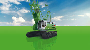SENNEBOGEN 2200 E-Series: New 80 t crawler crane in accordance with Tier 3b /4i