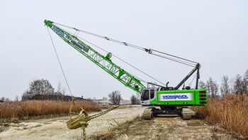 SENNEBOGEN 655 E HD - the green solution for gravel extraction by dragline bucket operation