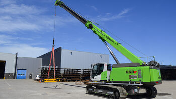 SENNEBOGEN battery crane for bauma 2022