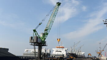 Verladeprofi im türkischen Hafen: Der SENNEBOGEN 6200 HCC Elektro