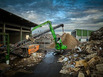 SENNEBOGEN 830 G-Recyclingbetrieb-Testeinsatz