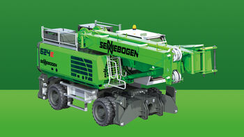 SENNEBOGEN introduces new design for duty cycle crane for well builders and mobile pipe work