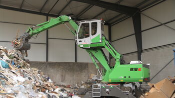 Compact and powerful in recycling applications: Remondis Nederland BV with a new SENNEBOGEN 818 Mobile
