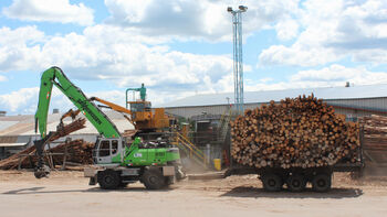 SENNEBOGEN auf der Ligna 2013 – Umfassende Lösungen von der Holzernte bis zur Logistik