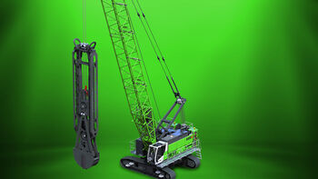 New duty cycle crawler crane class: 100 t duty cycle crawler crane designed for special foundation work and more