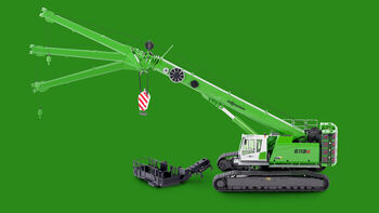 Available at the bauma shop: New 1:50 scale models of the 6113 telescopic crane and 875 material handler