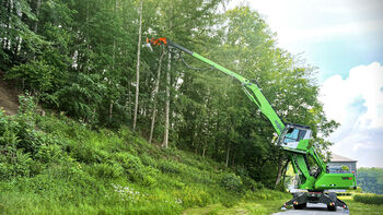 Großartige Möglichkeiten: der neue Fällbagger 728 E für die anspruchsvolle Baumpflege