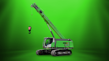 50 t battery-powered crane: SENNEBOGEN unveils battery-powered crawler crane