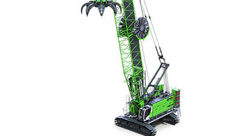 New 6140 E model: Strong 140 t duty cycle crane from SENNEBOGEN
