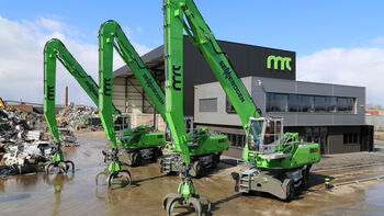3 x SENNEBOGEN 830 Mobil: Metaal Recycling Twente investiert in neues Equipment